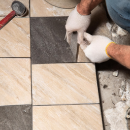 La pose de carreaux mosaïques en marbre par Pro Carreaux : un choix de qualité pour sublimer votre intérieur à Saint-Jean-de-Braye